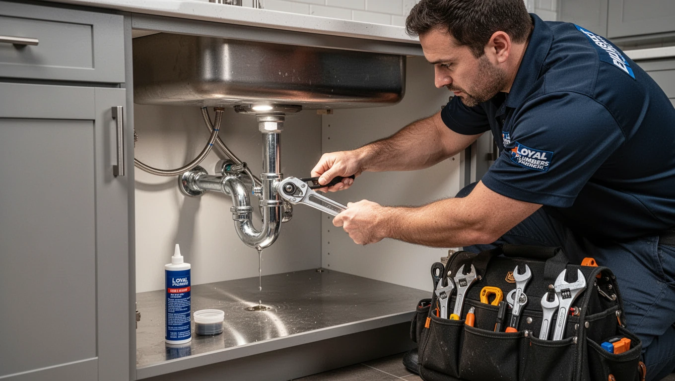 Leak Under Kitchen Sink Repair